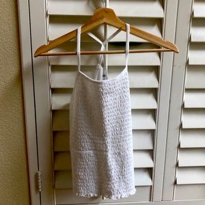 🚨ABERCROMBIE KIDS - White shirred tank
